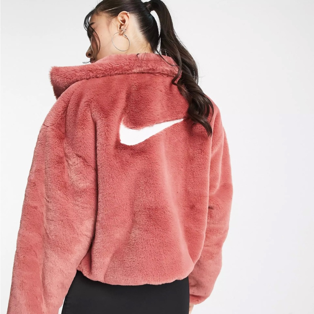 Nike fur puffer